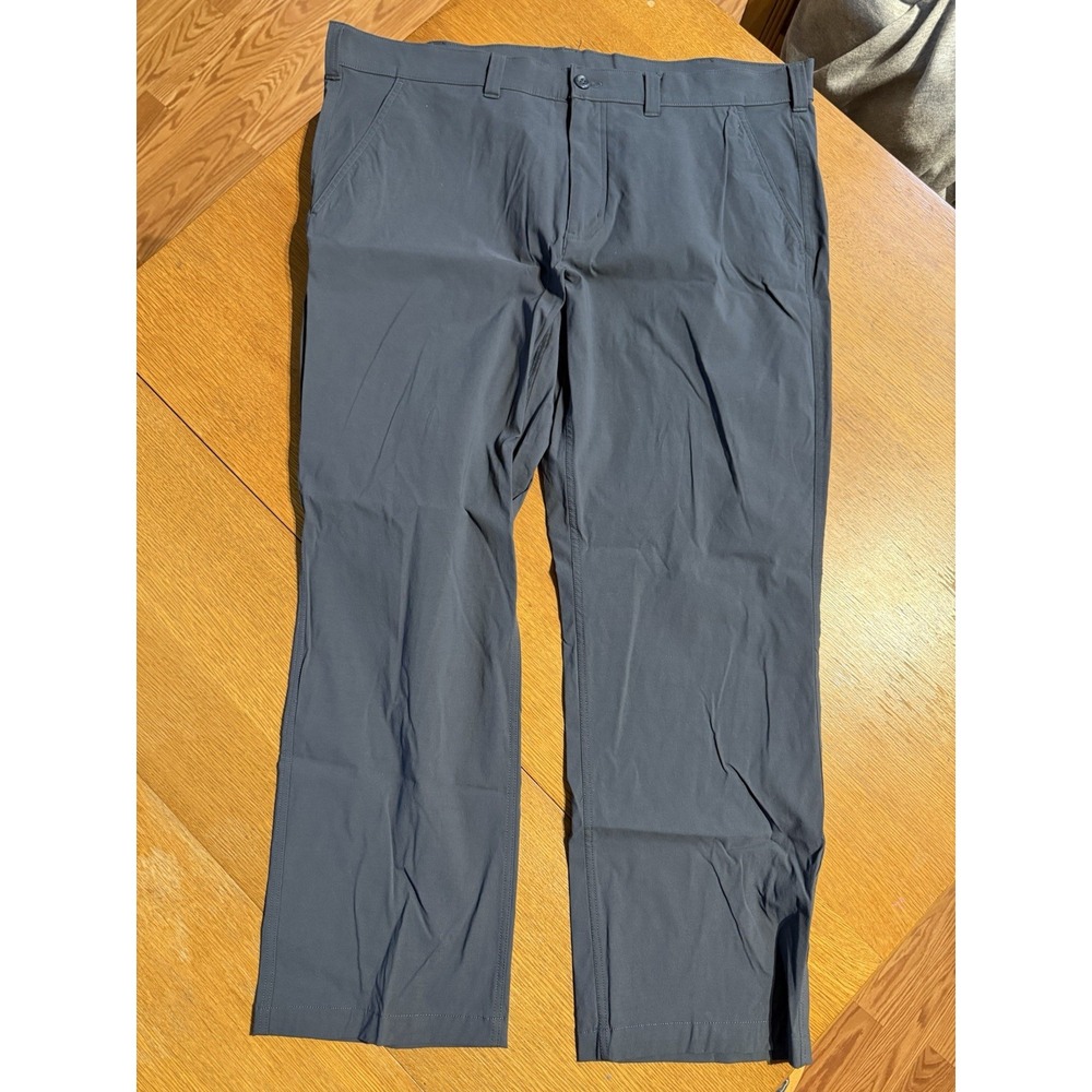 Eddie Bauer Men's 40x30 Gray Blue Performance Nylon Spandex Pants Hiking‎ Travel